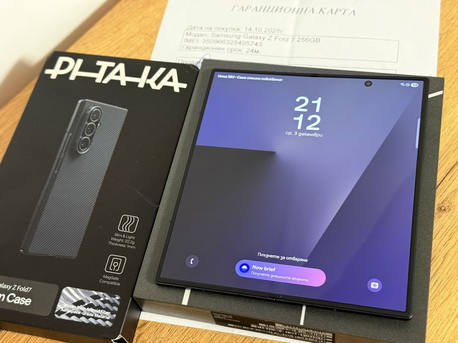 Samsung Galaxy Z Fold 7 37 зареждания!!!