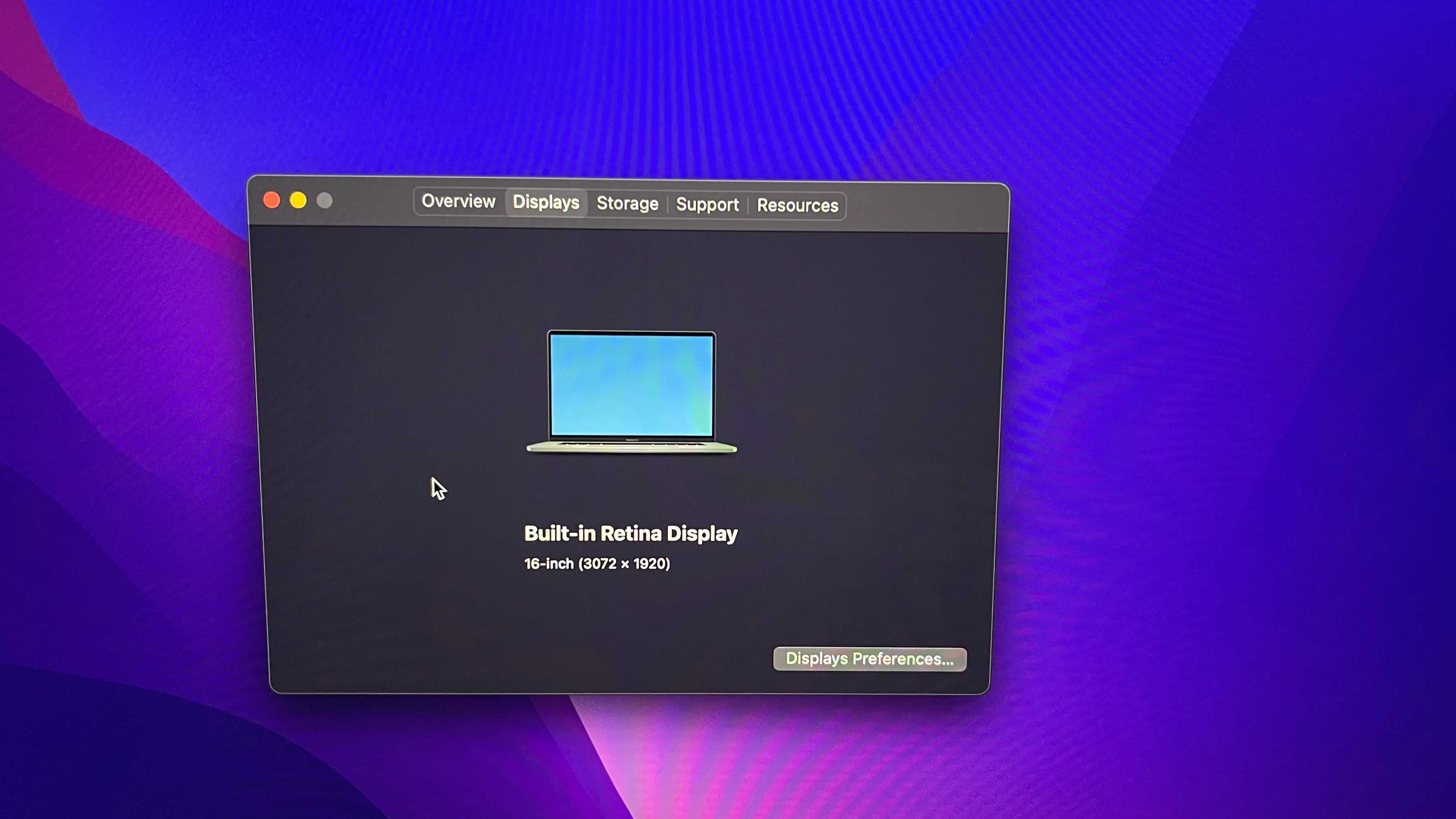 Macbook Pro 16' TouchBar /2019 /i7 2.6GHz /512gb SSD/ Radeon Pro 5300M