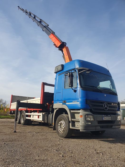 Vand Mercedes Actros cu macara Palfinger PK23000