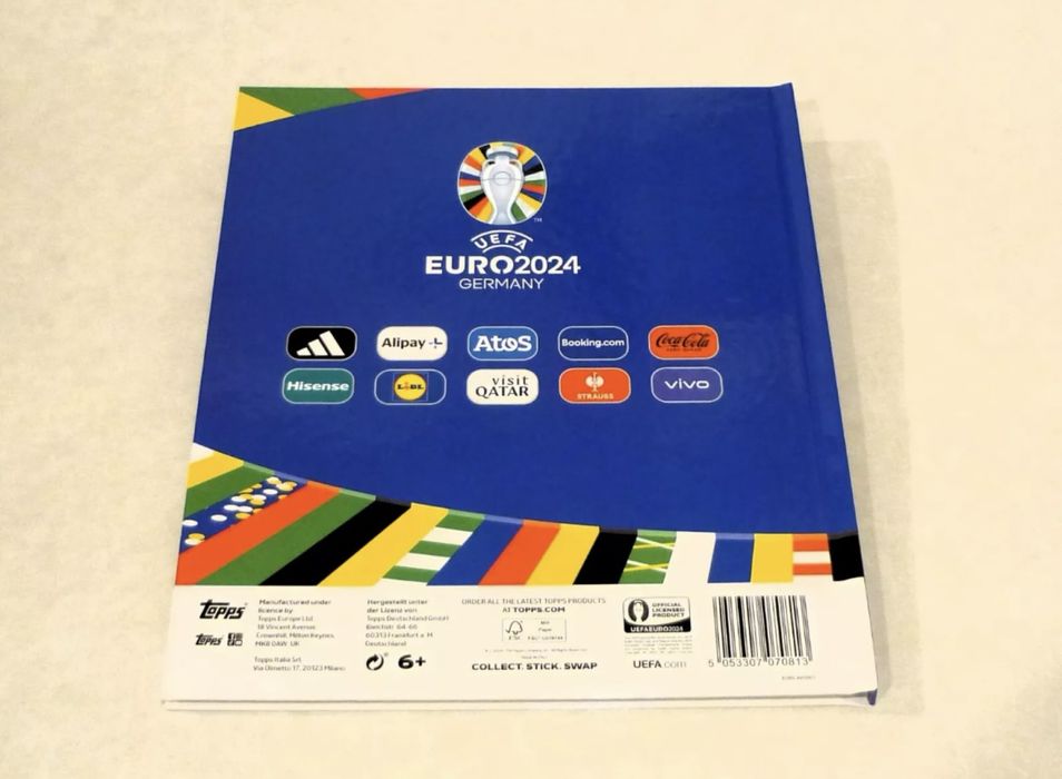 Topps Euro 2024 Germania Album Hardcover Nou Gol Cutie 100 plicuri