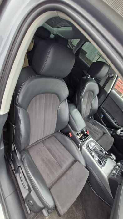 Vând scaune fata audi a6 c7 2016 încălzire electrice piele - alcantara