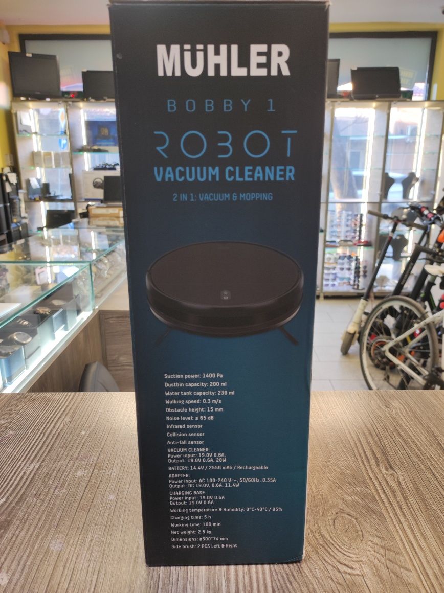 Прахосмукачка робот MUHLER Bobby 1,