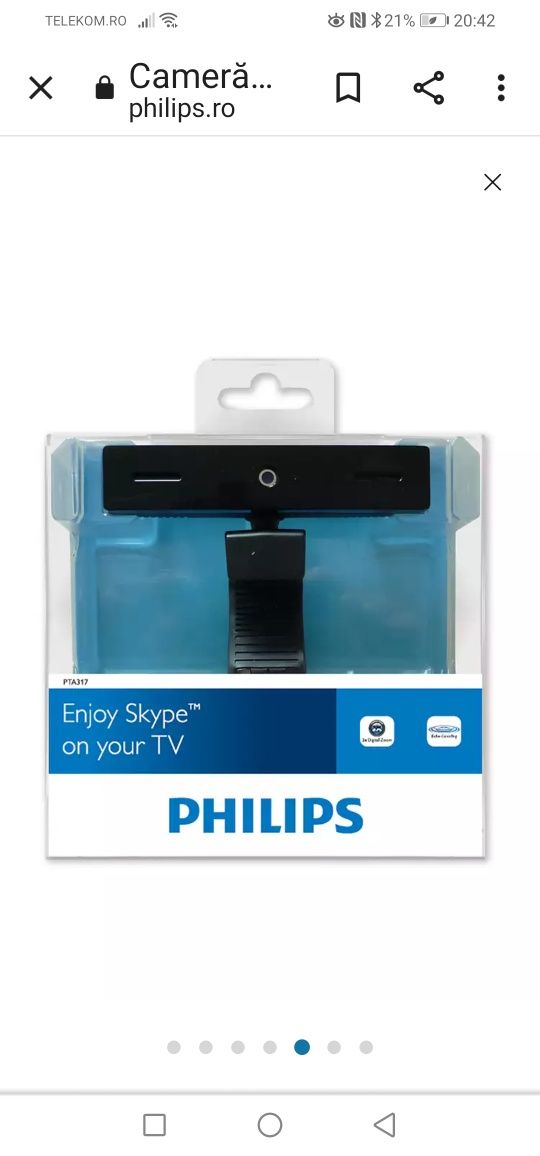 Camera Web Smart TV Philips