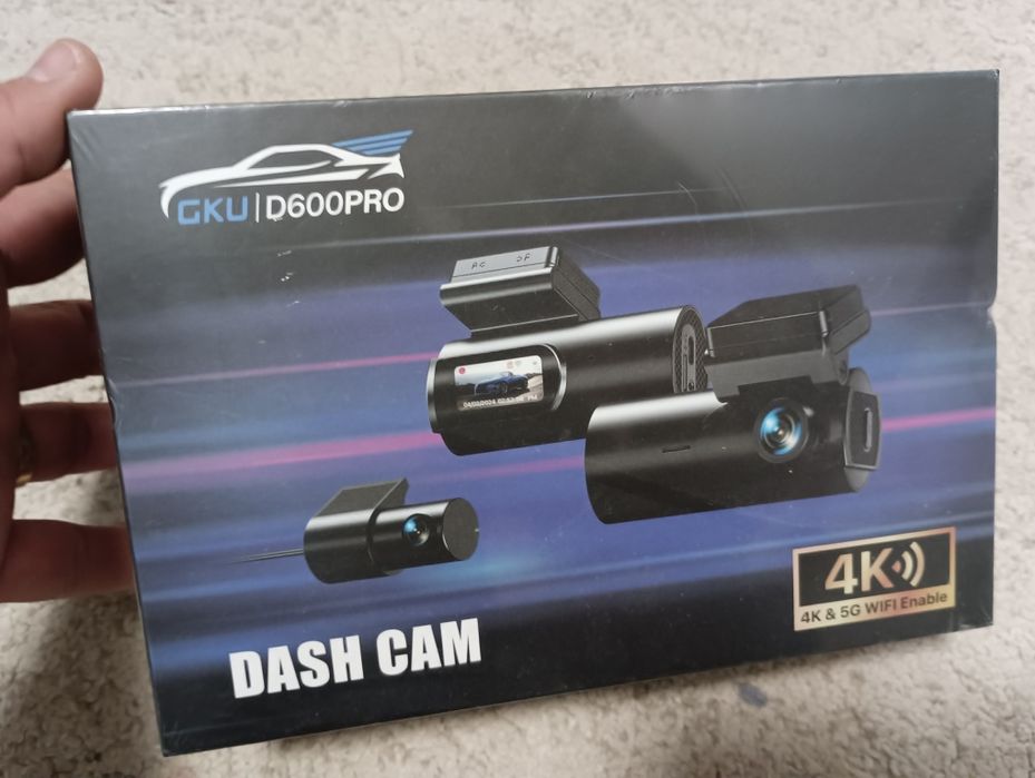 Camera Auto Dashcam Sigilata - GKU D600 Pro - Fata+Spate