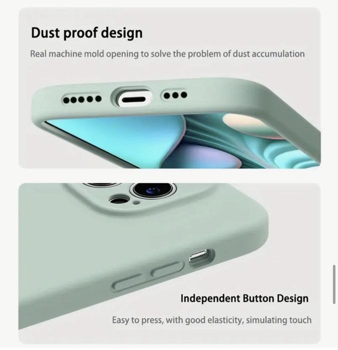 Husa silicon slim, iPhone 17 Pro, diverse culori