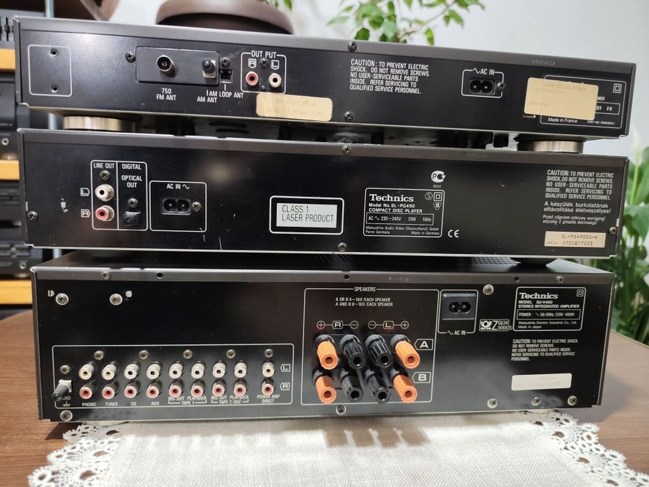 Receiver Technics + CD player