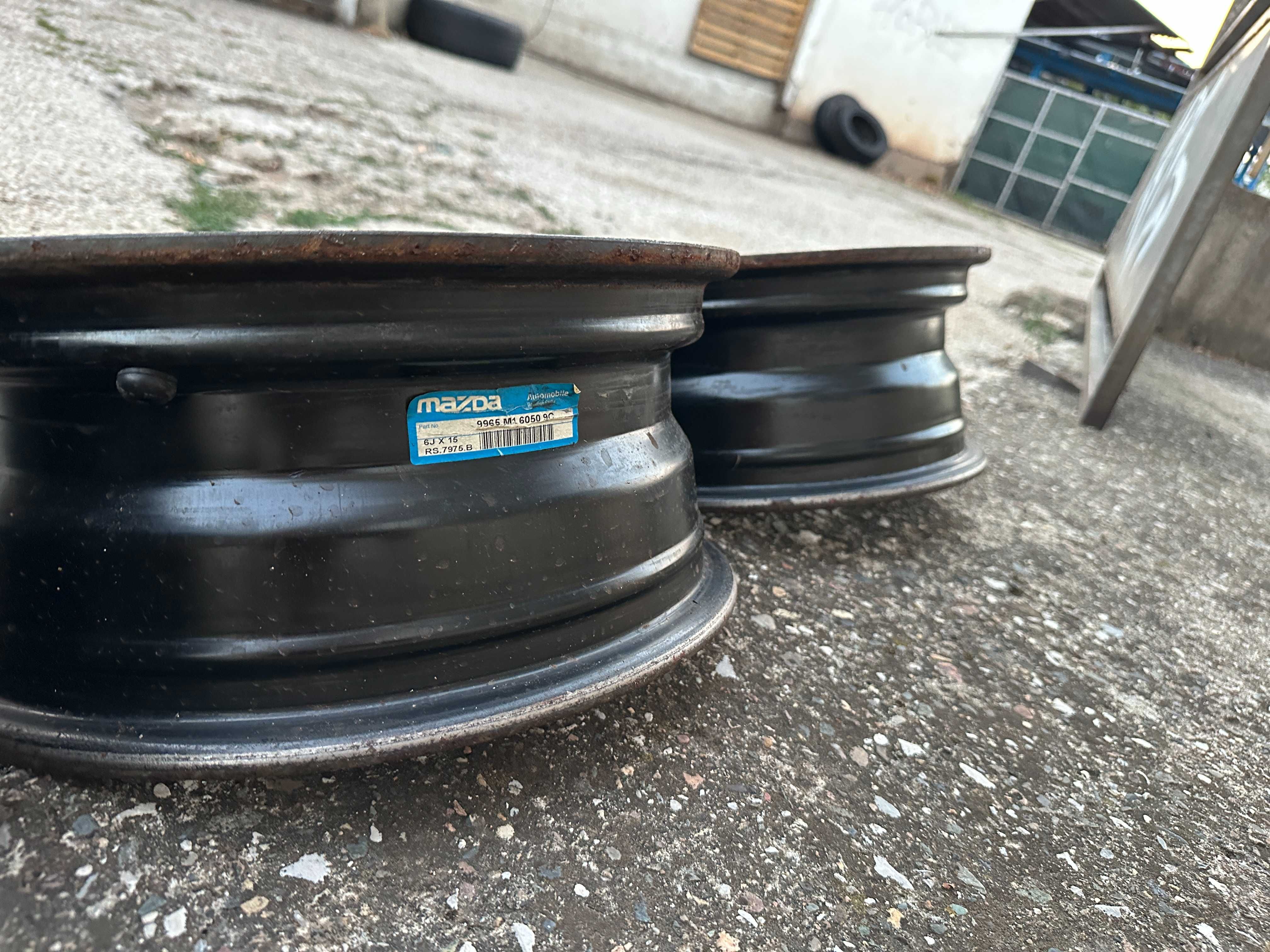 4бр. железни джанти 15 Mazda 5x114.3