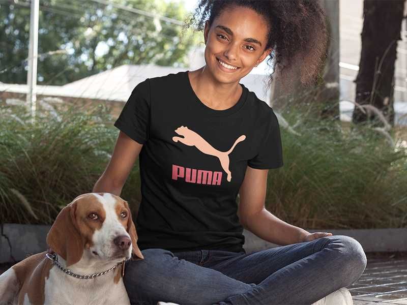 Дамска тениска Puma принт Модели и размери