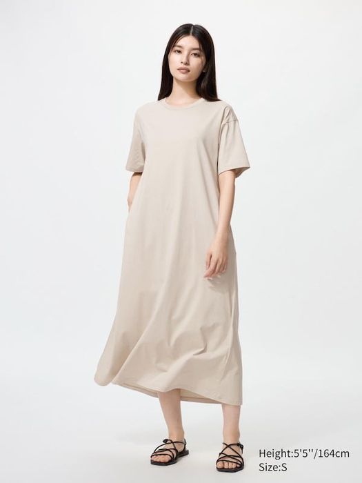 Платье юникло uniqlo футболка хлопок
