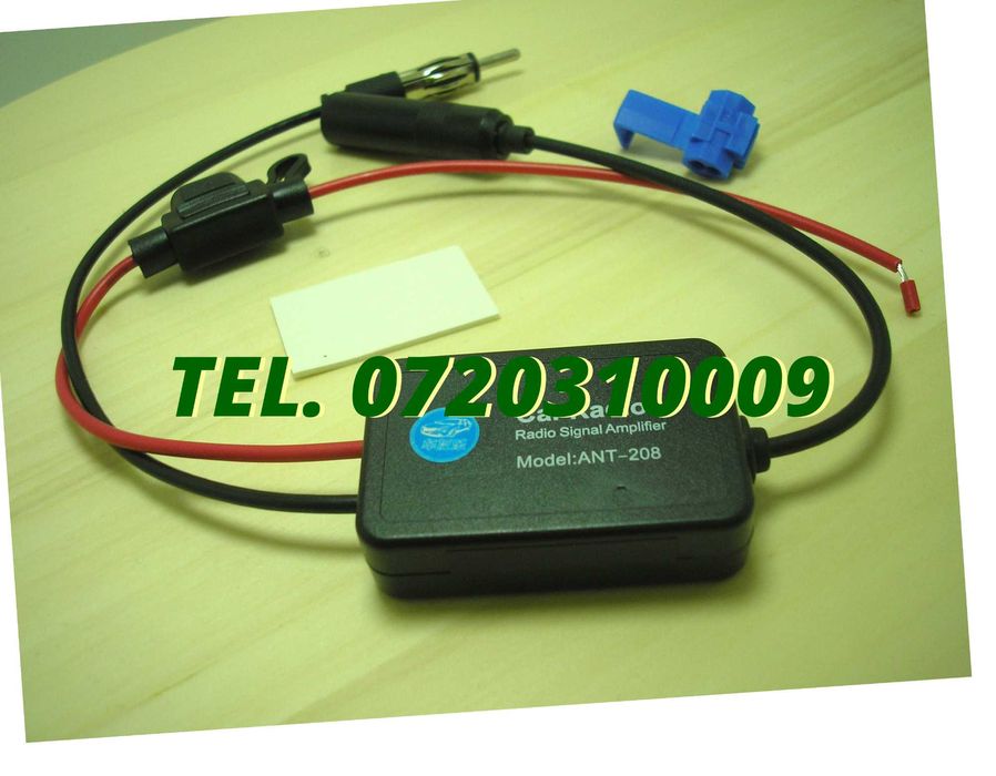 Amplificator Semnal Antena Radio Auto Camioane Etc Fm 12v