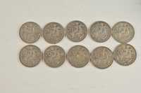 Гърция 10 Сребърни Монети 20 драхми 1960