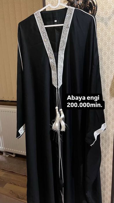 abaya yangi qora