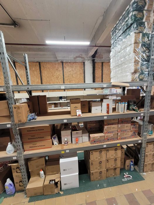 Rafturi metalice Dexion depozitare marfa grea 1500kg/nivel inalte 3m