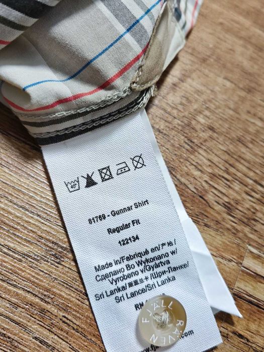 FJALLRAVEN Оригинална мъжка риза с къс ръкав размер М