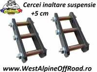 Cercei arcuri Isuzu D-Max 2003-2012 - inaltare suspensie +5 cm