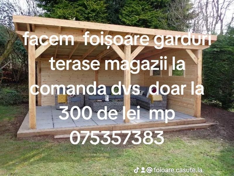 Vând foișoare moderne la comanda