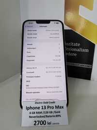 Iphone 13 Pro Max, 128GB,Gold,Neverlocked ca NOU ID5429