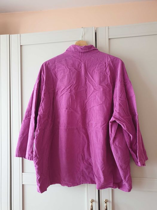 памучна риза с джинсов ефект Plamenna boutique - универсален р