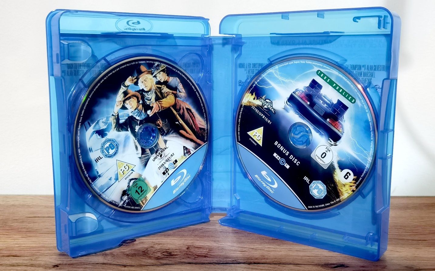 Pack bluray boxset Back to the future trilogy blu ray