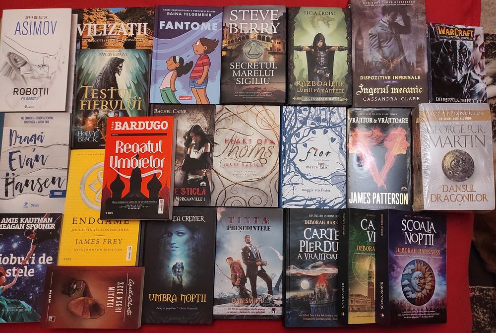 23 Carti - Fantezie, Crime, Actiune, SF, Young Adult, etc.