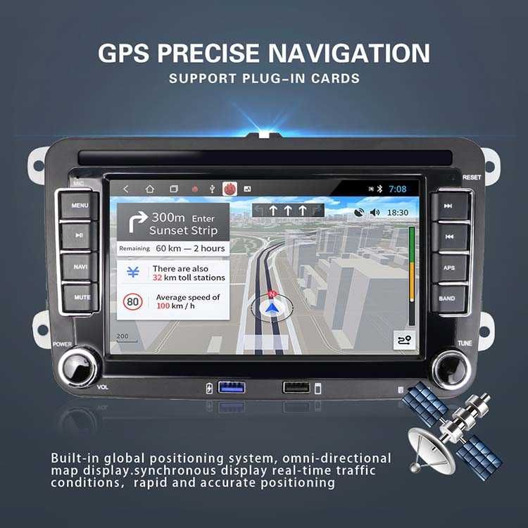 Navigatie GPS 7"HD 2GbRAM/32GbFLASH Volkswagen VW Golf, Passat, Jetta