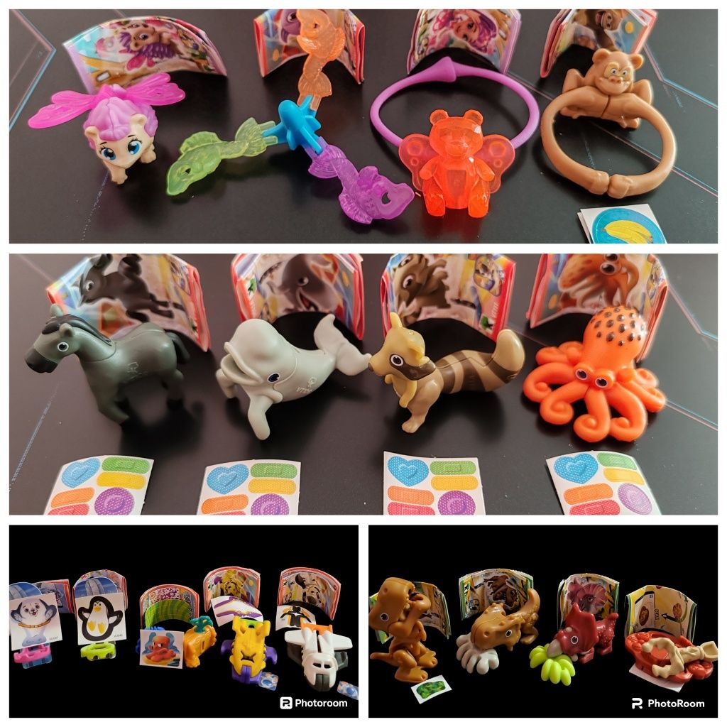 Киндер Sprinty, Joy,Mario,Енчантималс, Миньони, Смърфове, Барби