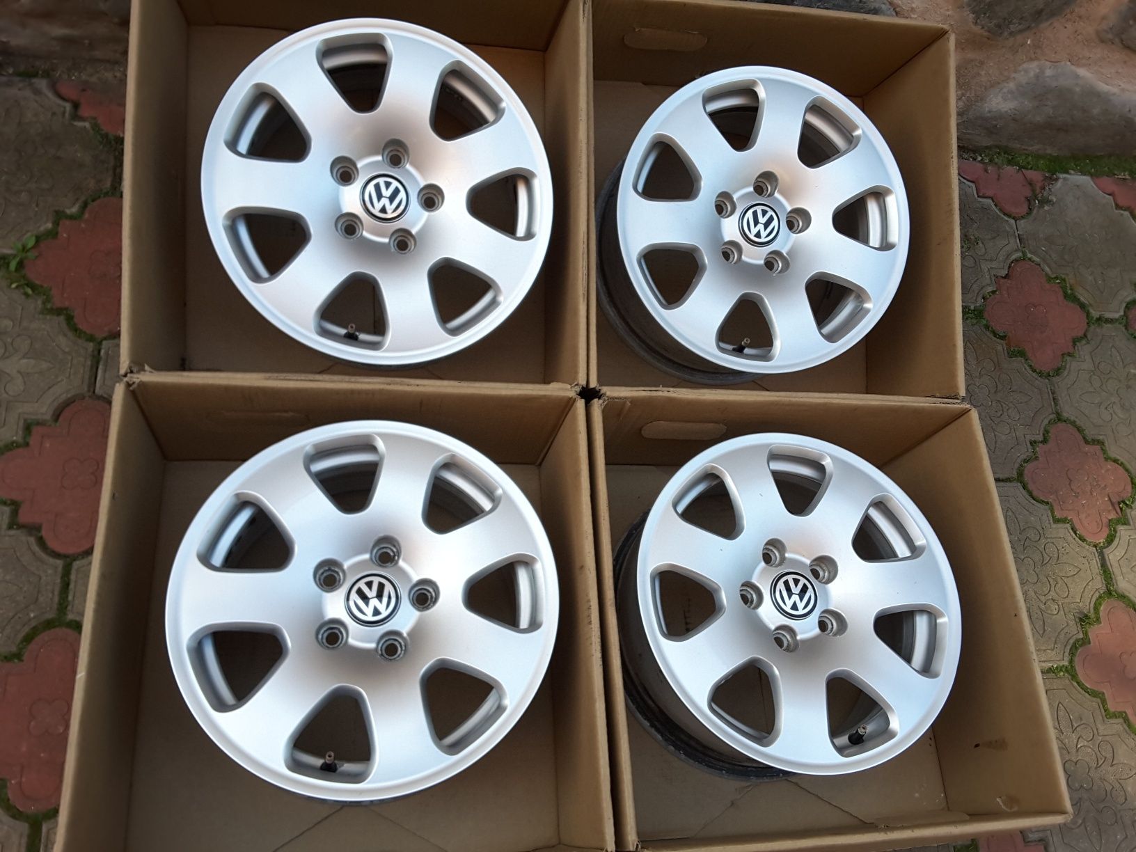 jante aliaj 15; 5x112; Vw Passat b5, Golf 5, 6, 7, Caddy, Jetta, Vw T4