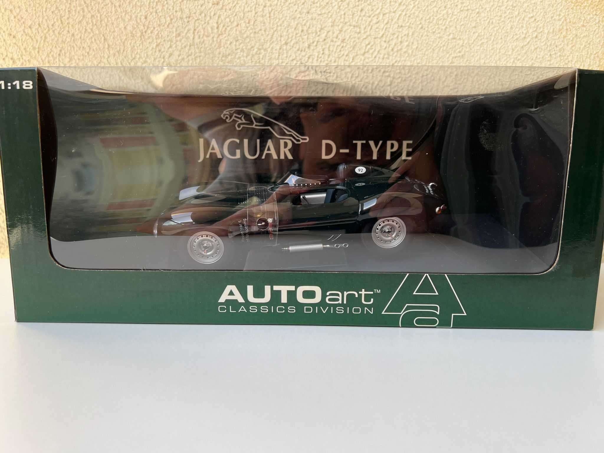 Macheta Auto 1/18 AutoArt Jaguar D Type 1954