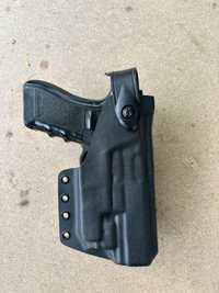 Кобур за пистолет glock 17 с фенер  olight valkyrie pl mini 2