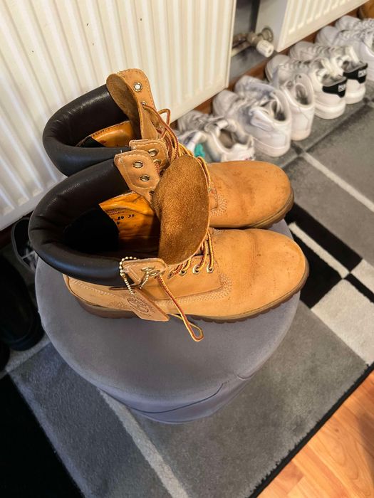 Ghete Timberland Premium 6 Inch Piele