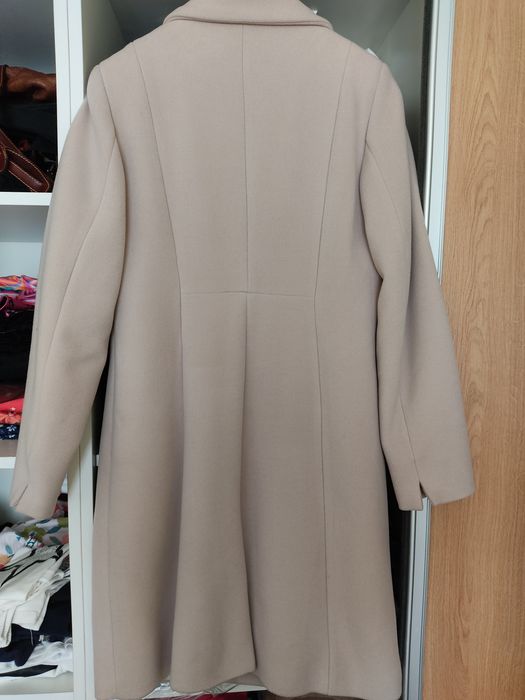 Палто Avenew, сиво, вълна