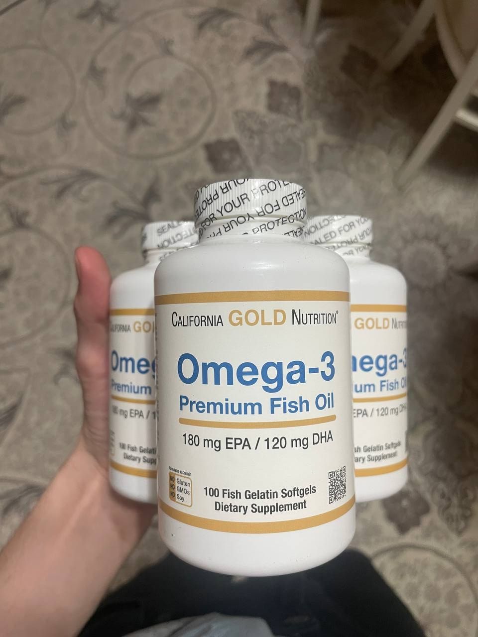 Omega 3, Омега 3, рыбый жир, baliq yog'i, (100шт)