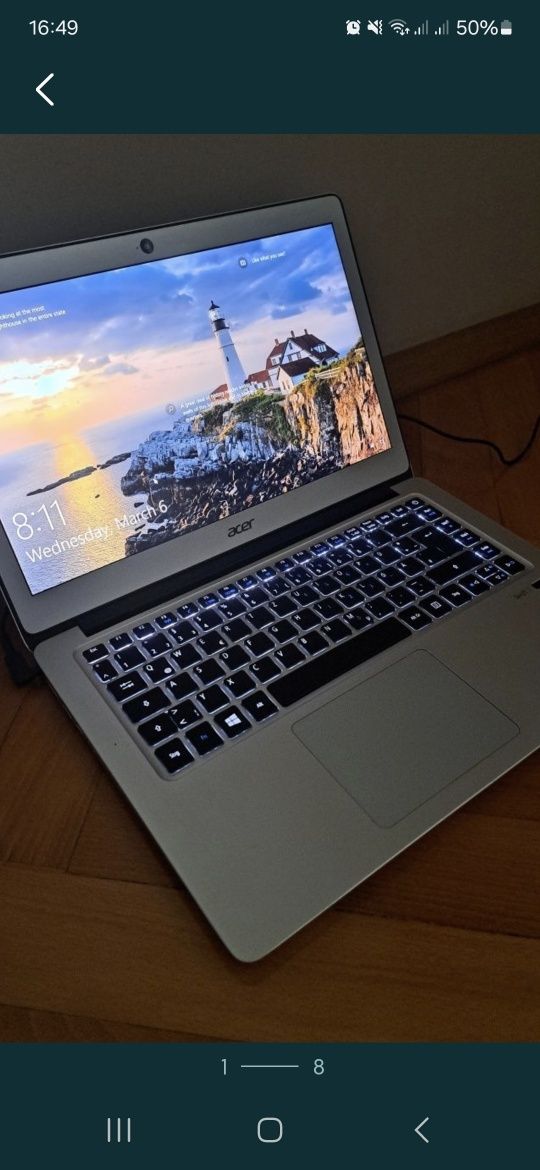 Laptop Acer Swift SF3 i3 gen.6 SSD model Slim BATERIE NOUĂ