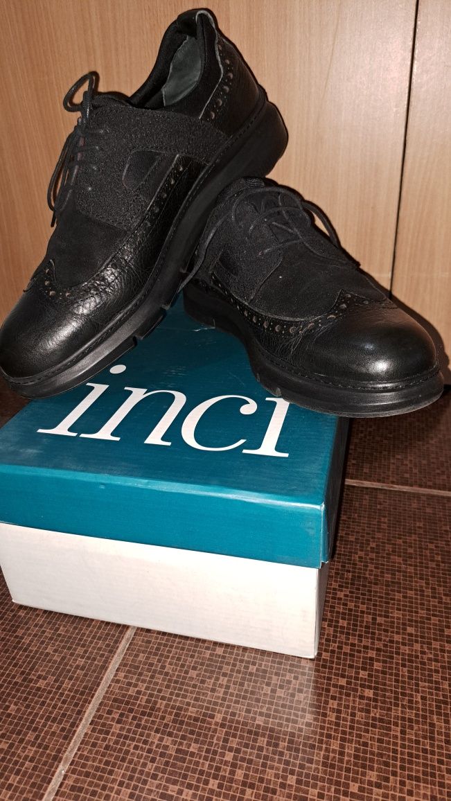 Pantofi INCH tip Oxford piele confortabili