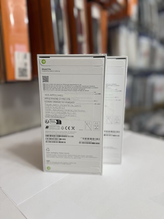Iphone 17 pro - cosmic orange - 1 tb / ca nou - varianta europa