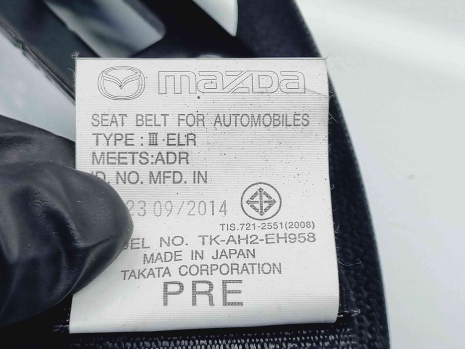 Centura stanga fata MAZDA 3 Fastback [Fabr 2003-2009] TK-AH2-EH958