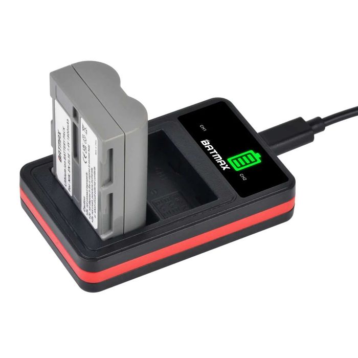 Set 2 acumulatori EN-EL3 + incarcator Nikon D300 D700 D70S D80 D90 D50