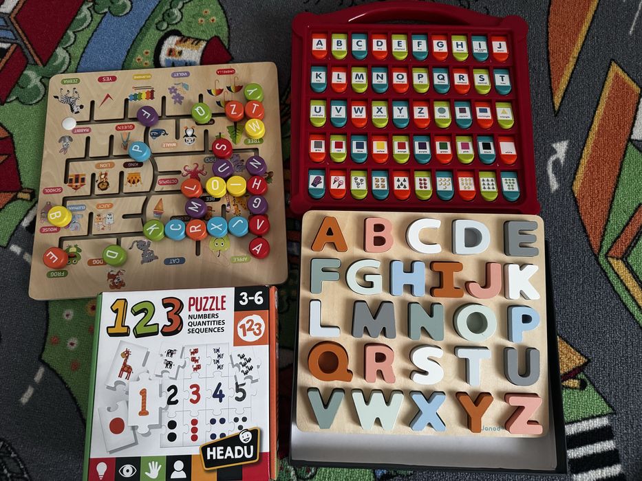 Set Jucarii Alfabet &Puzzle headu numere