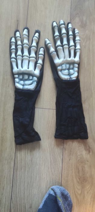 Ръкавици Скелет за парти