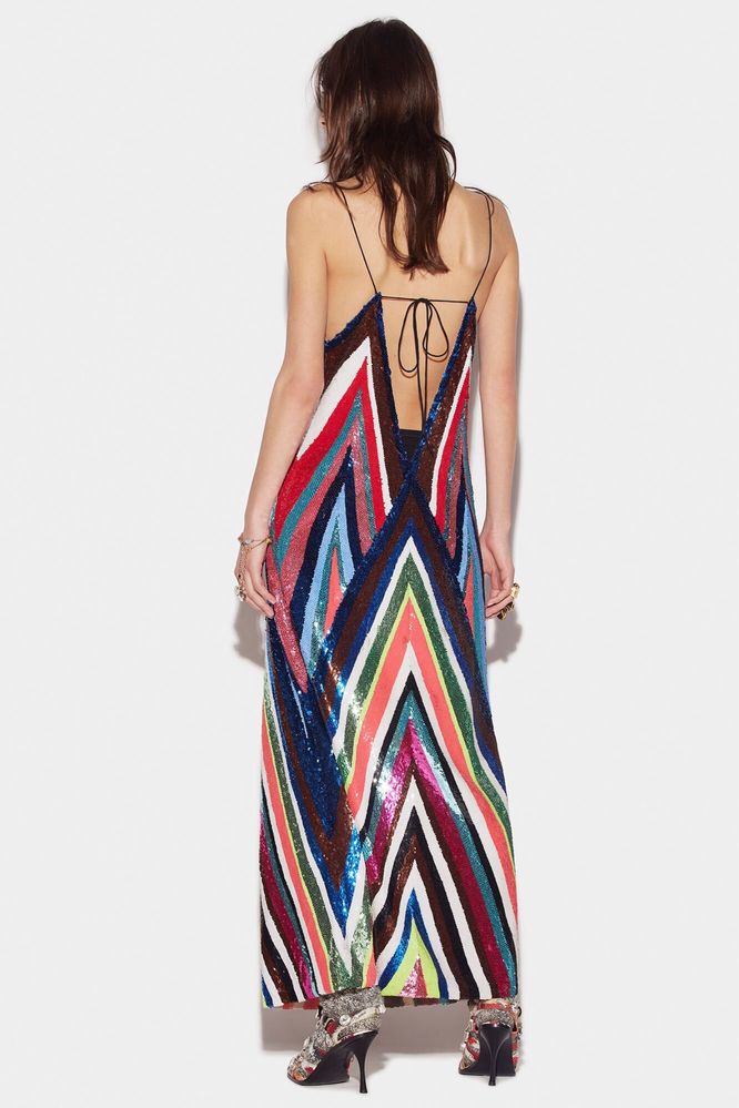 Рокля Dsquared2 с пайети