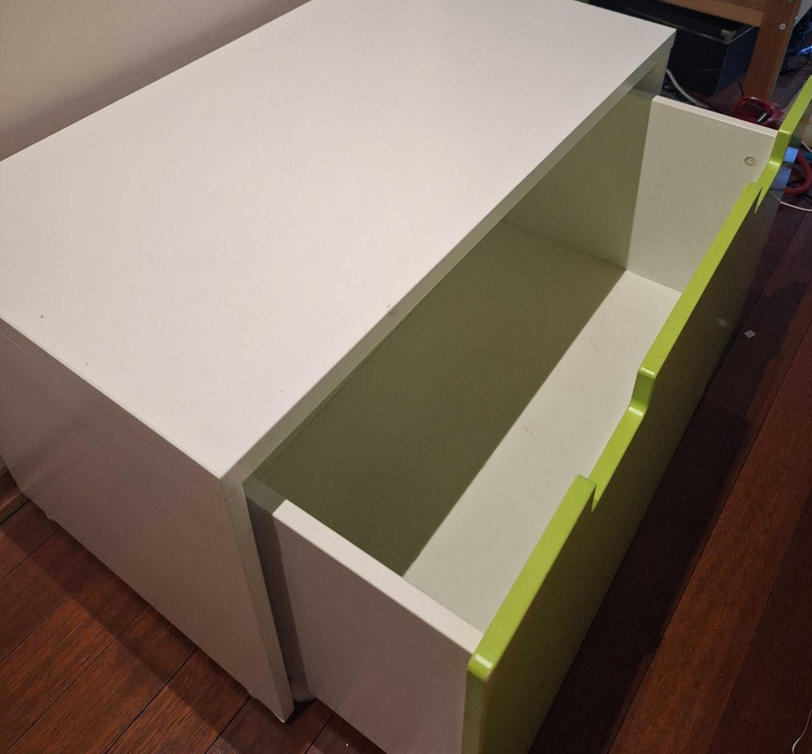 Детски гардероб с две чекмеджета и пейка за съхранение IKEA STUVA
