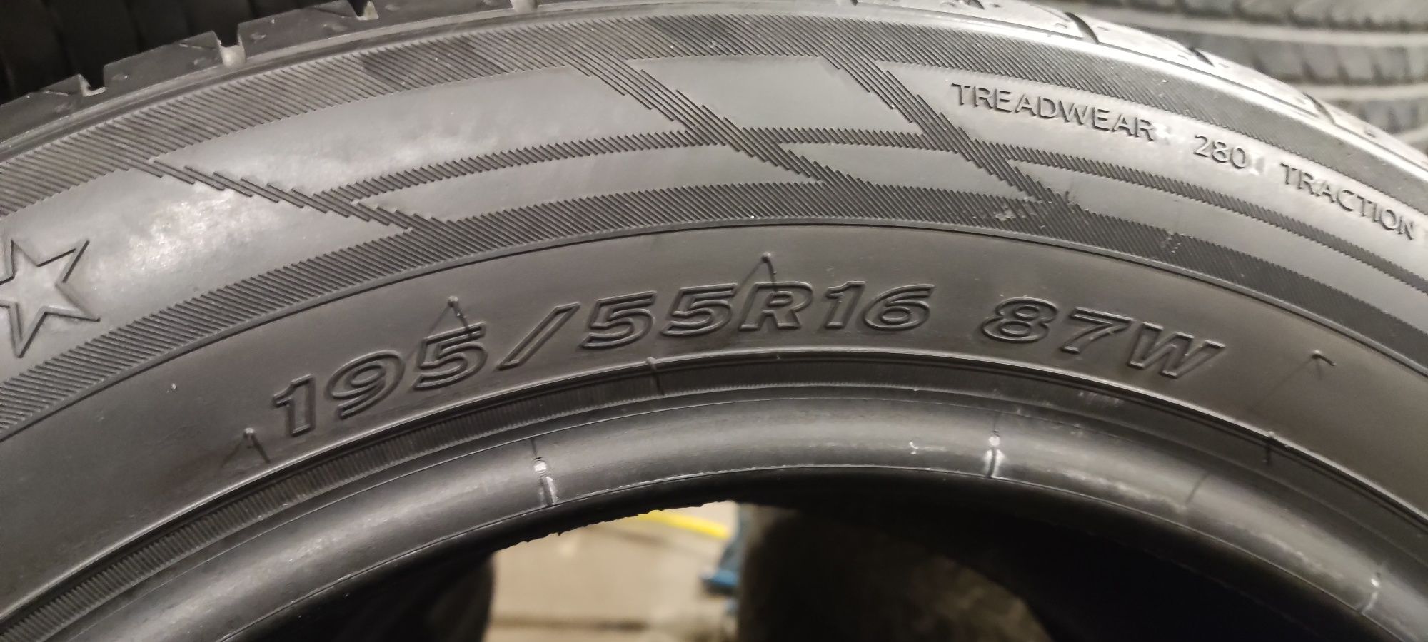 2бр летни гуми 195/55/16 Hankook Ventus Prime, 6.4mm грайфер