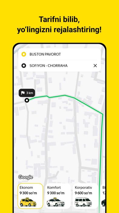 Taxi programma, biznes
