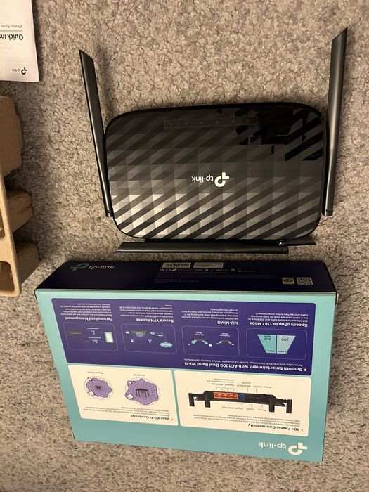 Router wireless gigabit ac1200 archer c6 tp-link