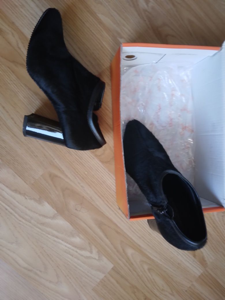 Botine piele ponei 36