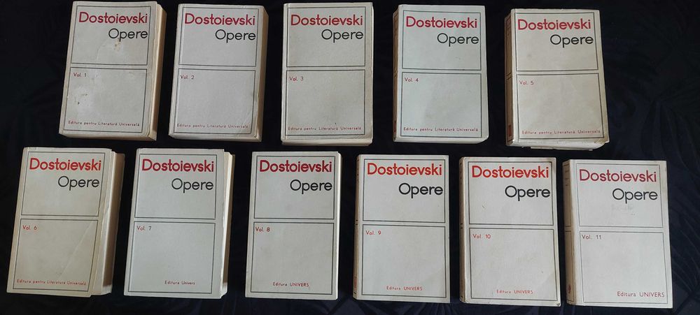 DOSTOIEVSKI - Opere complete ( 11 volume ) Stare Foarte Buna !!