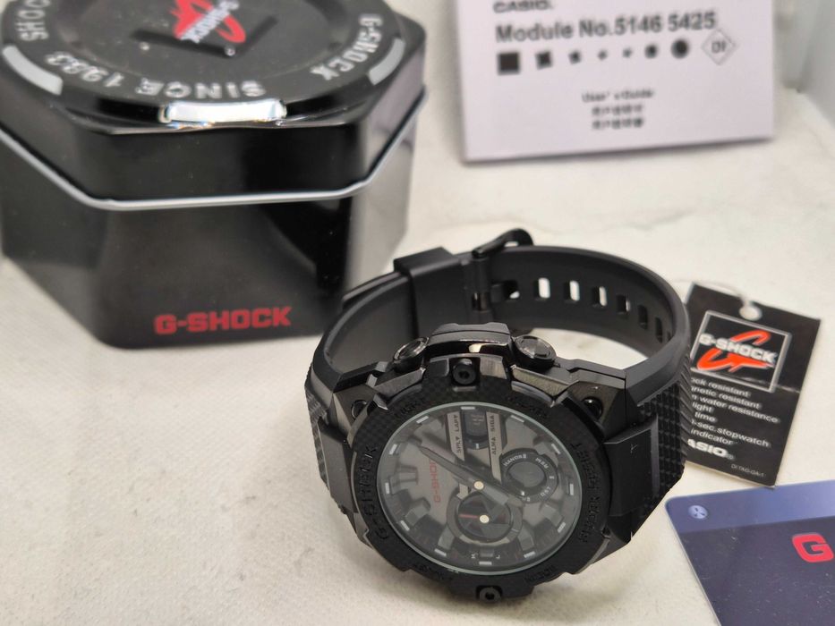 Ceas Sport Casio g shock B400x-1A4 black gold, Nou,Garantie 2 ani