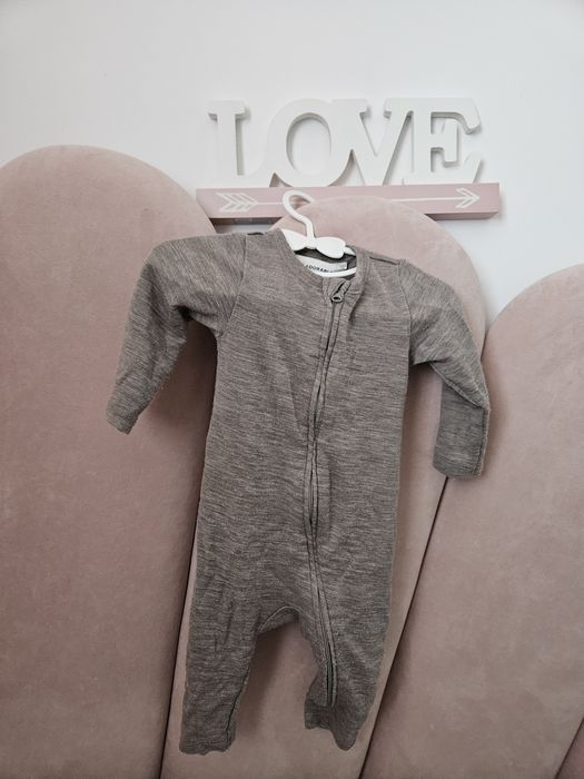 Salopeta set dresuri lana merinos H&M Little dutch