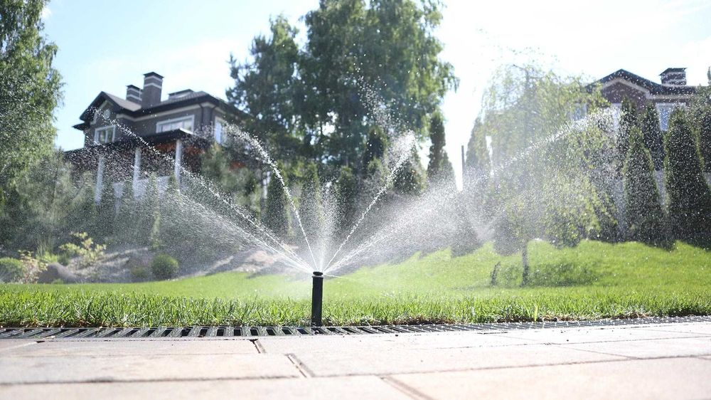 Монтаж системы полива парков скверов приусадебных участков