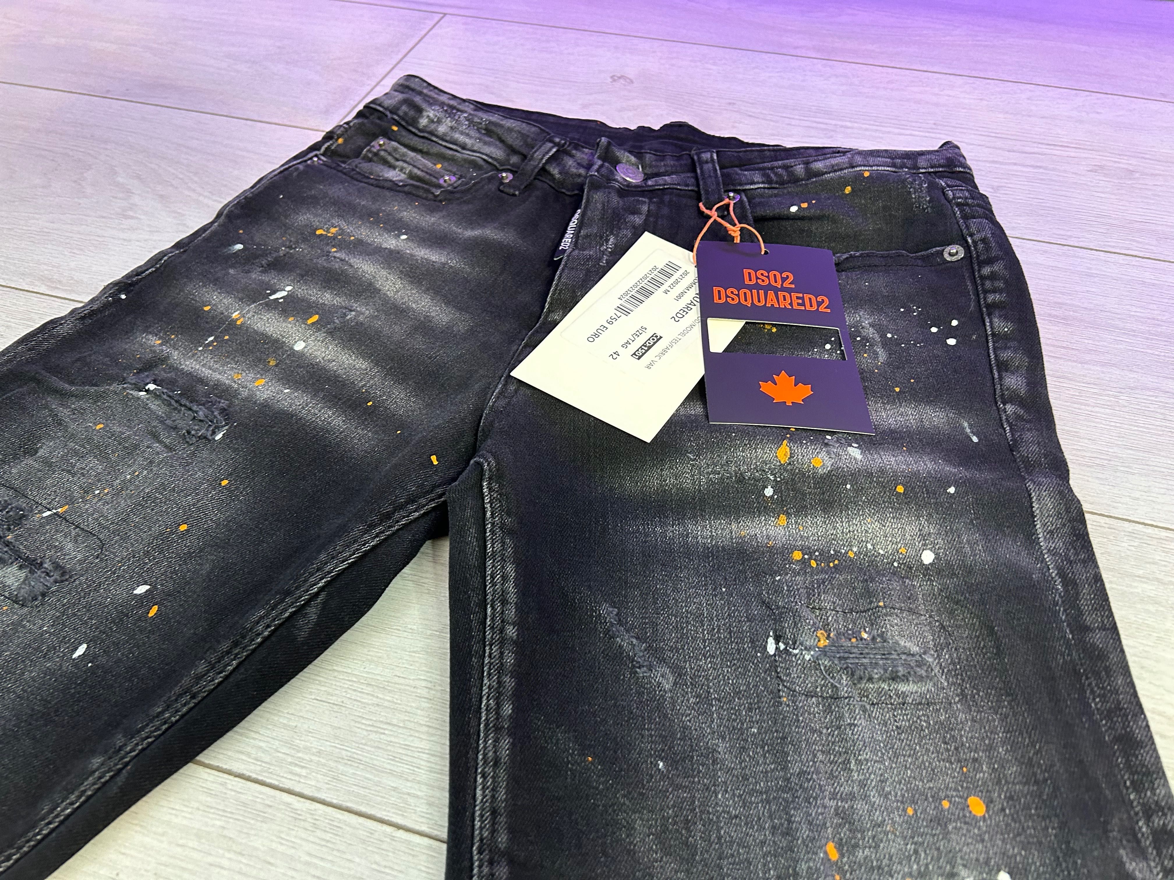 Blugi Scurți Dsquared 2 black New Collection 2025